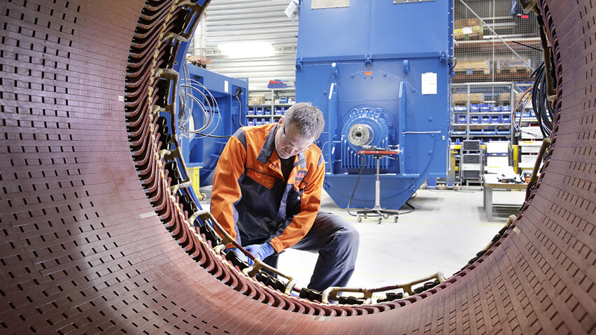 เครื่องกำเนิดไฟฟ้า ABB Industrial Generators ทนทานต่องานหนัก